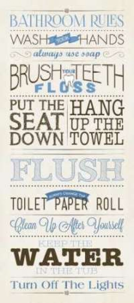 Bathroom Poster Print by Stephanie Marrott - Item # VARPDXSM10443